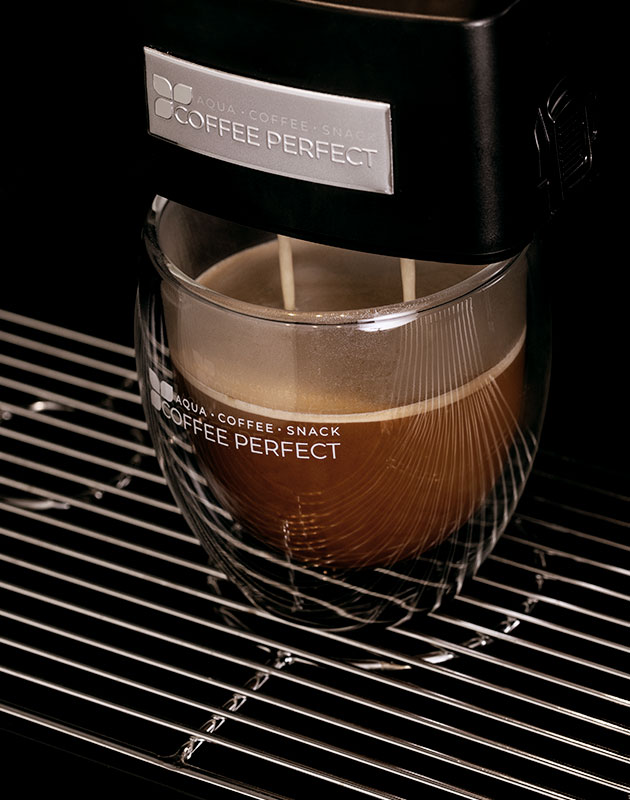 Gefüllte Kaffeetasse